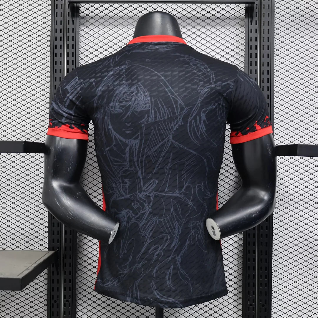 Schwarz Itachi Trikot