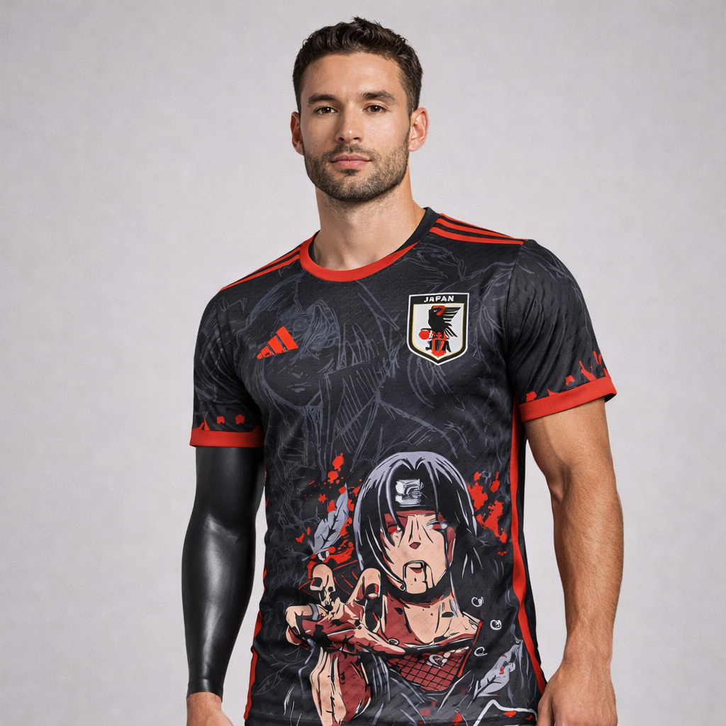 Schwarz Itachi Trikot