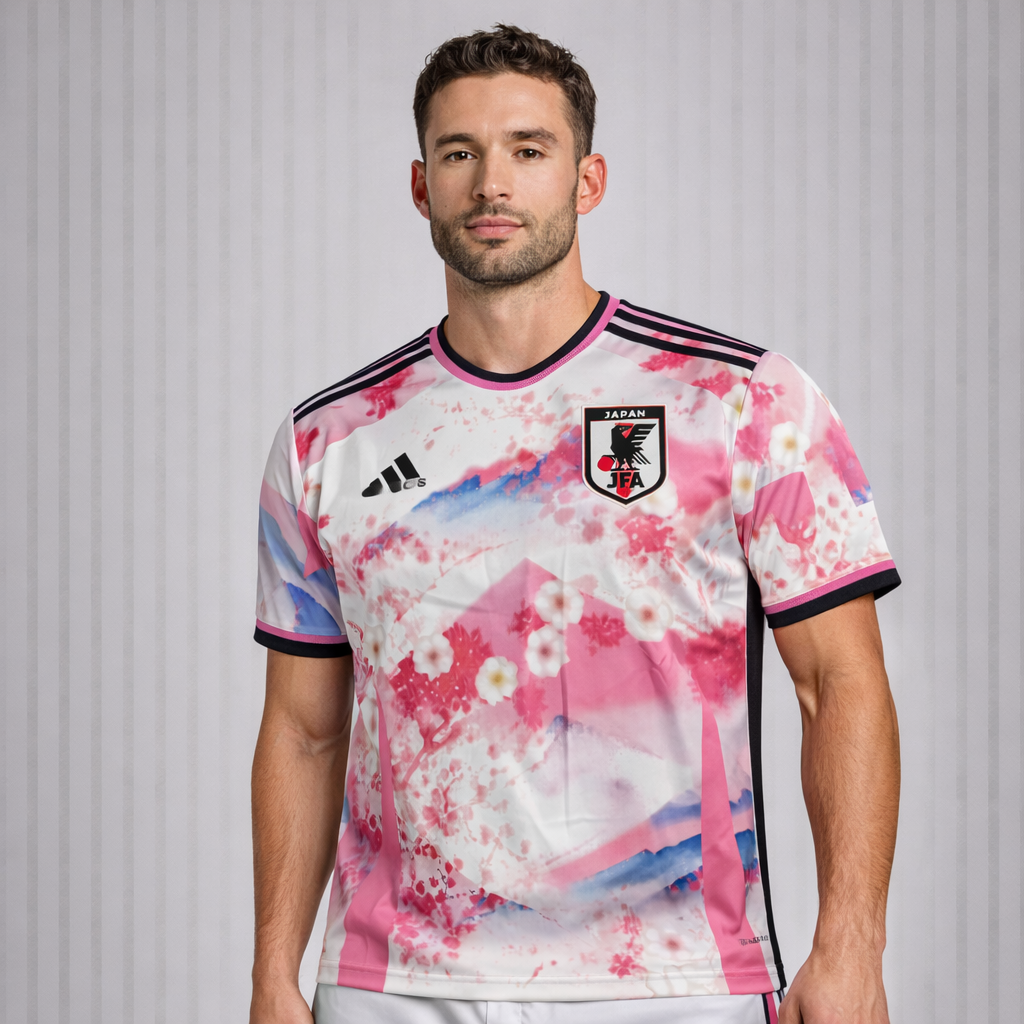 2025 Japan Special Edition Pink Mount Fuji Cherry Blossoms Football Shirt 1:1 Thai Quality
