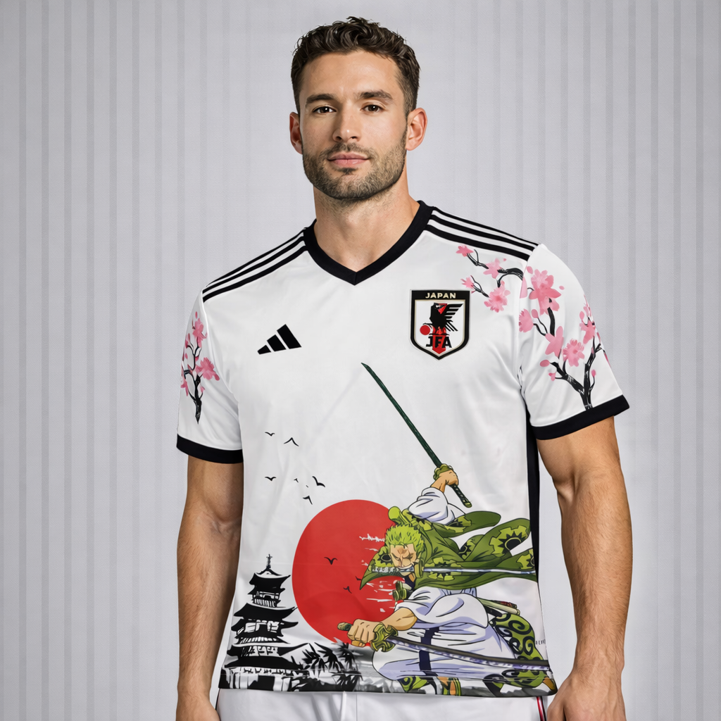 2024/2025 Japan One Piece Santoryu Zoro Fußballtrikot